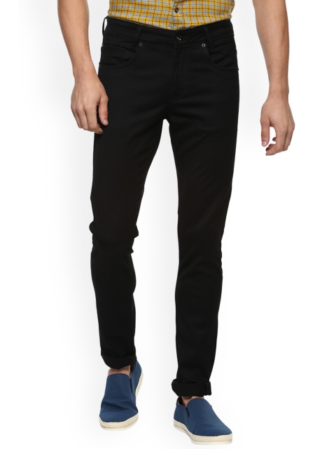 

Mufti Men Black Skinny Fit Mid-Rise Clean Look Stretchable Jeans