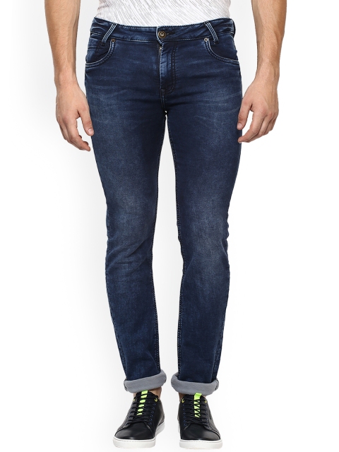 

Mufti Men Blue Slim Fit Mid-Rise Clean Look Stretchable Jeans