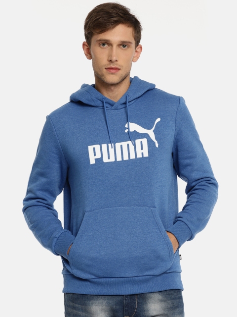 

Puma Men Blue Elevated ESS Hoody FL Sweatshirt