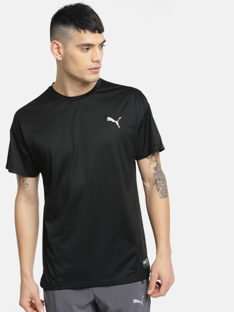 

Puma Men Black A.C.E. SS DRY CELL Solid Round Neck T-shirt