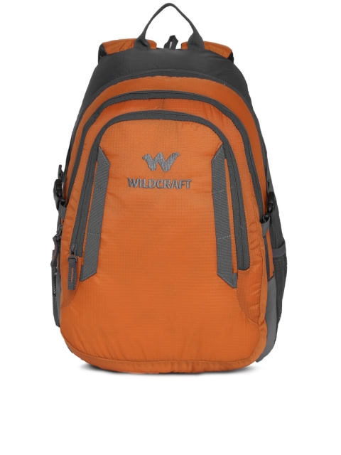 

Wildcraft Unisex Orange & Grey Paryak Backpack