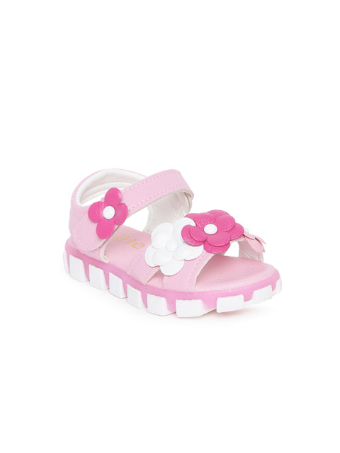 

Kittens Girls Pink Embellished Open Toe Flats