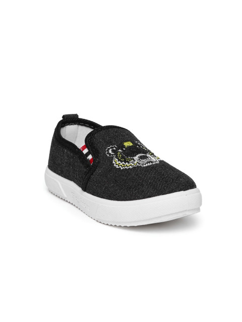 

Kittens Boys Black Slip-On Sneakers