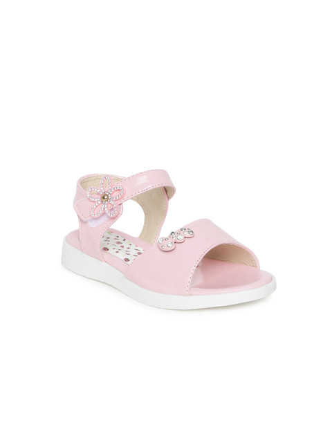 

Kittens Girls Pink Embellished Open Toe Flats