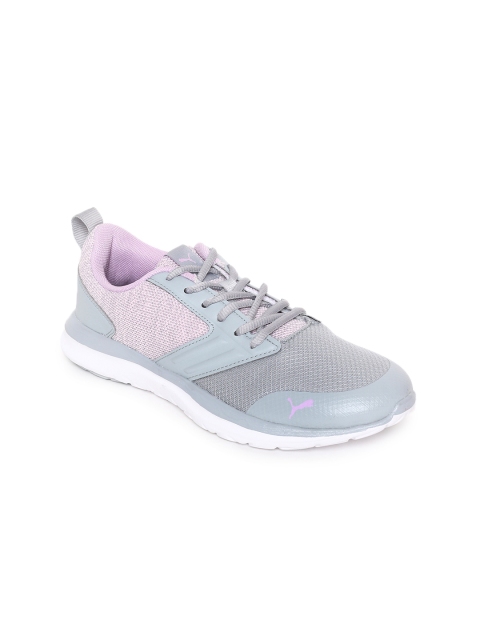 

Puma Women Grey & Pink Agile T1 IDP Casual Sneakers