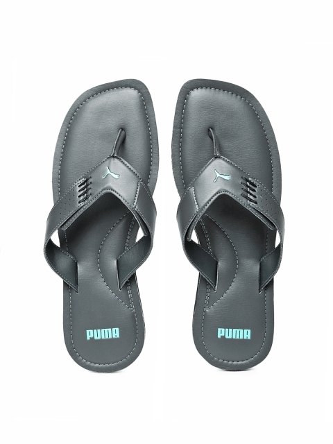 

Puma Men Grey Solid Thong Flip-Flops