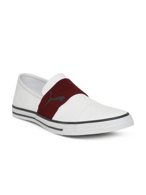 

Puma Men White Alpha SL IDP Slip-On Sneakers