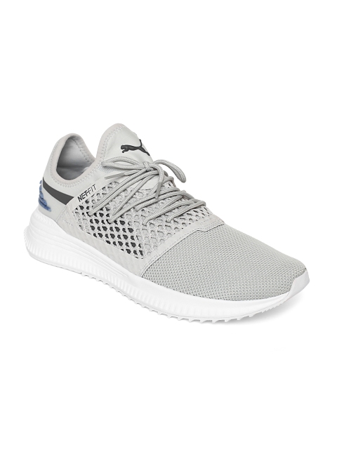 

Puma Men Grey Avid Netfit Running Shoes