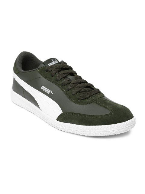 

Puma Men Olive Green Astro Cup SL Sneakers