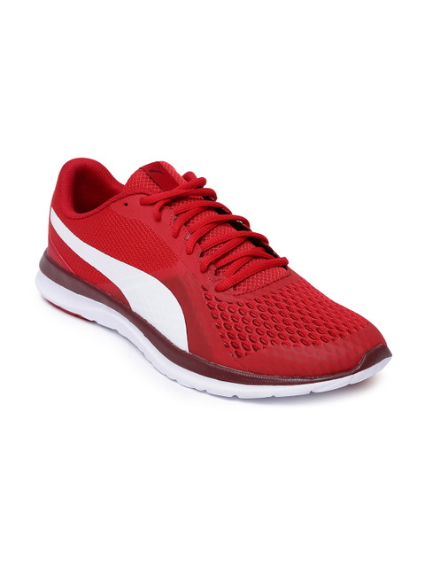 

Puma Men Red Flex T1 Reveal Sneakers