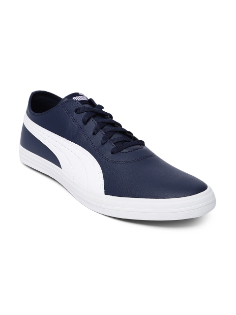 

Puma Unisex Navy Blue Urban SL IDP Sneakers