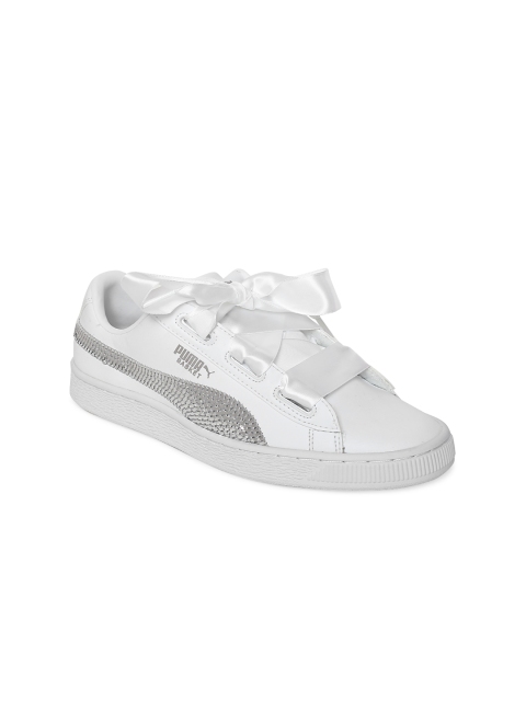

Puma Girls White Sneakers
