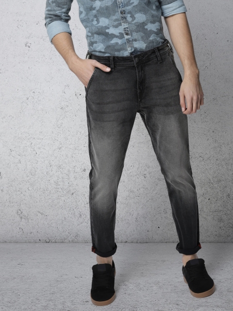 

Ecko Unltd Men Grey Slim Fit Mid-Rise Clean Look Stretchable Jeans