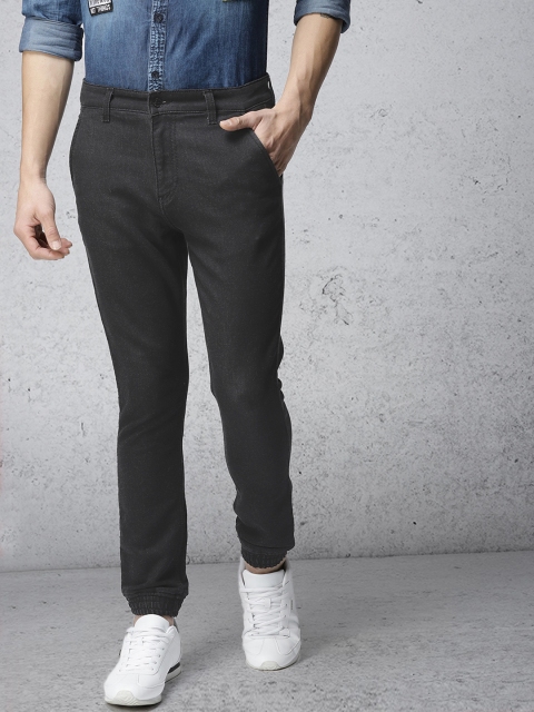 

Ecko Unltd Men Black Mid-Rise Clean Look Stretchable Jogger Jeans