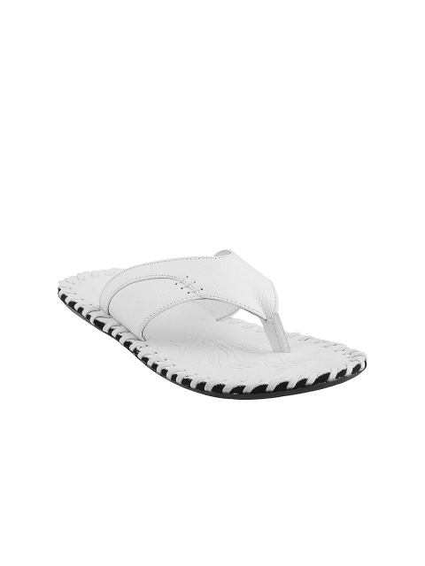 

Metro Men White Leather Comfort Sandals