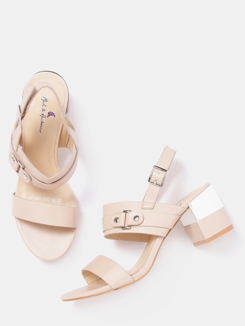 

Mast & Harbour Women Beige Solid Heels
