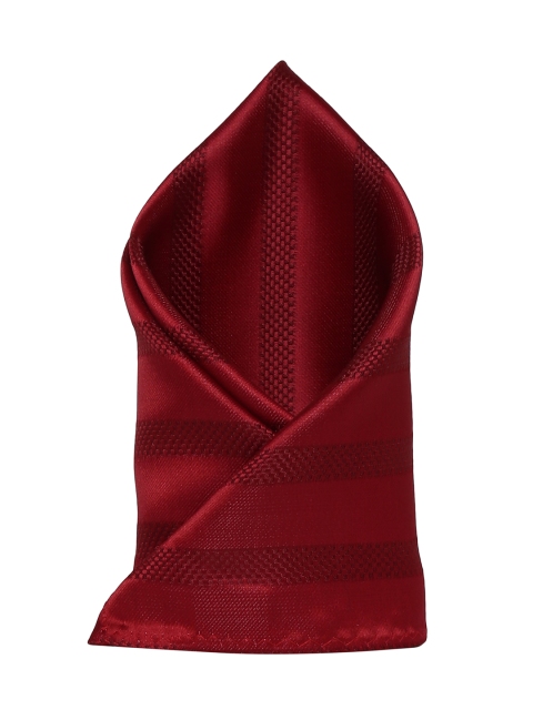 

Alvaro Castagnino Men Maroon Woven Design Pocket Square