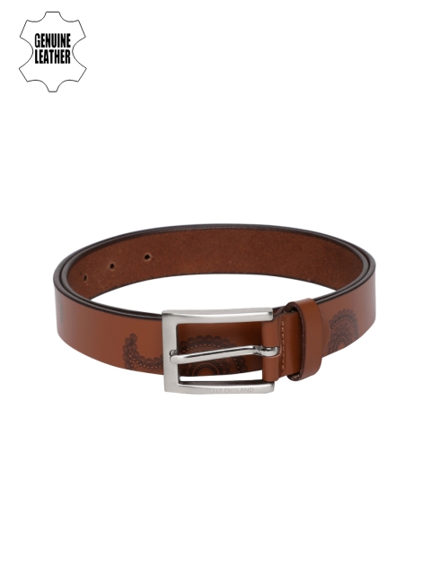 

Peter England Men Brown Printed Genuine Leather Belt