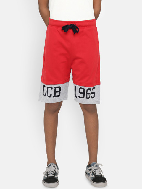 

United Colors of Benetton Boys Red Regular Fit Shorts