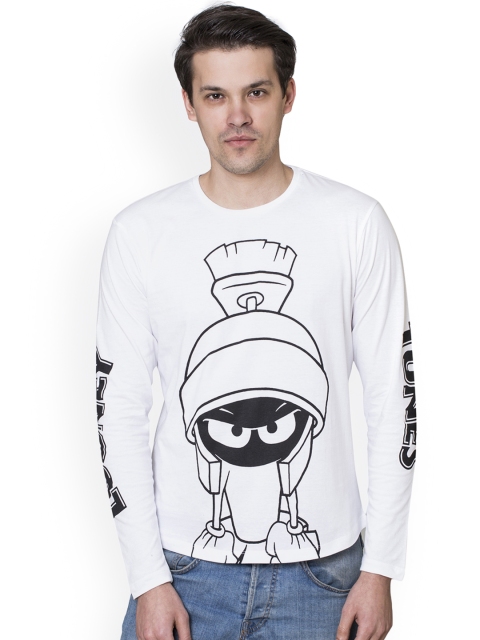 

Free Men Authority White Looney Tunes Printed T-shirt