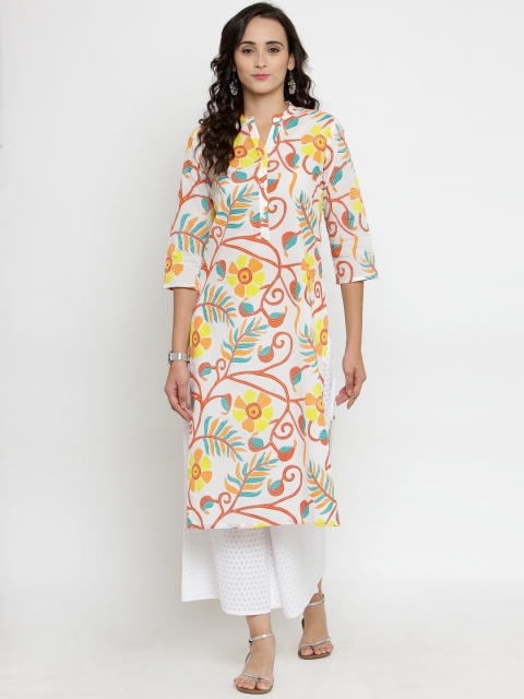 

Varanga Women Multicoloured Printed Kurta with Palazzos, Multi