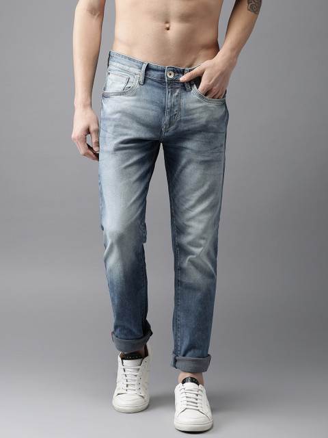 

Flying Machine Men Blue Prince Slim Fit Mid-Rise Clean Look Stretchable Jeans
