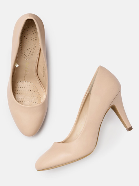 

Mast & Harbour Women Nude-Coloured Solid Pumps