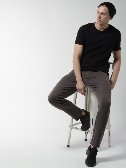 

Fort Collins Men Charcoal Grey Solid Track Pants