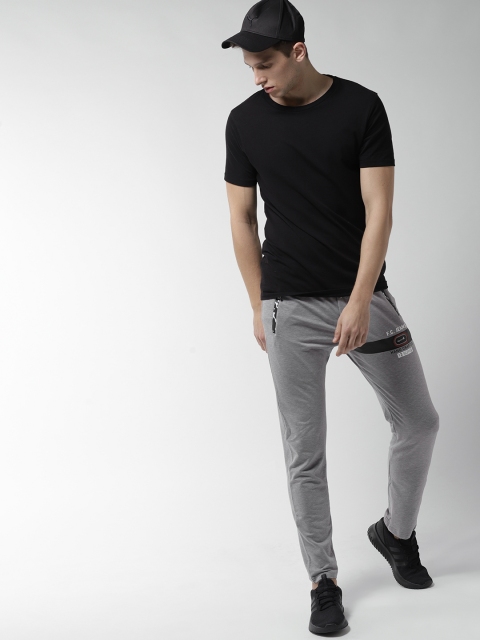 

Fort Collins Men Grey Solid Track Pants