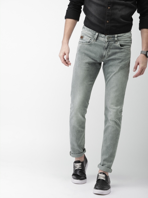 

Celio Men Grey Slim Fit Mid-Rise Clean Look Stretchable Jeans