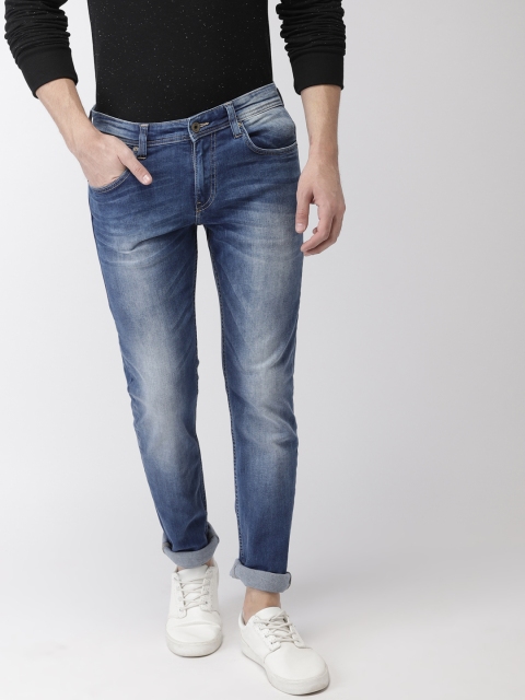 

Celio Men Blue Slim Fit Mid-Rise Clean Look Stretchable Jeans