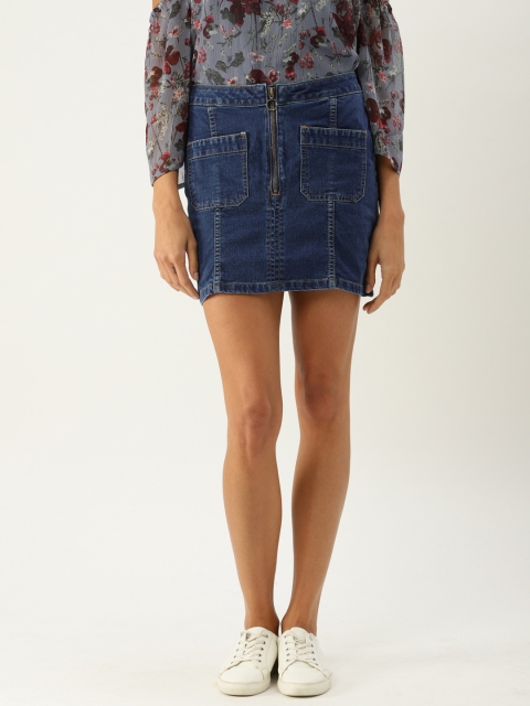 

Ms.Taken by Kriti Sanon Blue Denim Mini Skirt