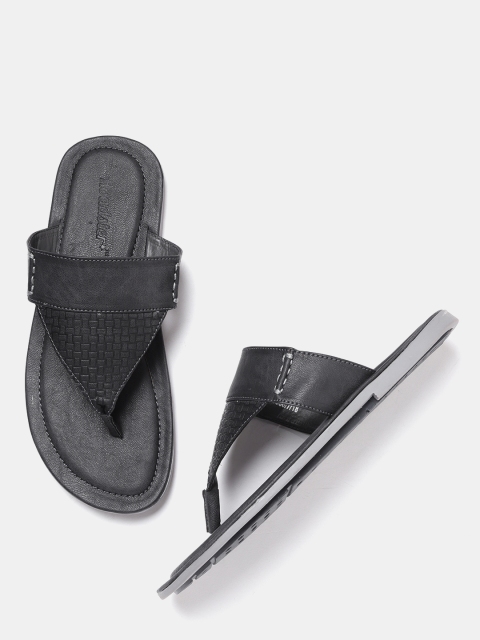 

Roadster Men Charcoal Grey Comfort Sandals
