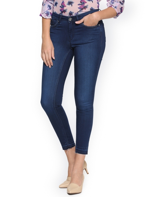 

Allen Solly Woman Blue Slim Fit Mid-Rise Clean Look Stretchable Jeans