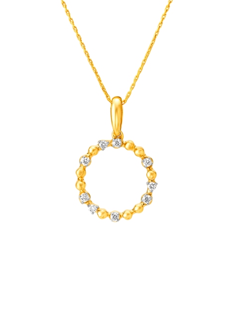 

Mia by Tanishq Women 14KT Yellow Gold Diamond Pendant