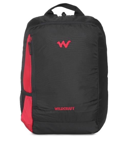 

Wildcraft Unisex Black & Red Colourblocked Streak 2 Backpack