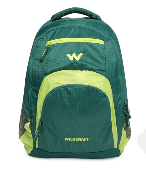 

Wildcraft Unisex Green Hopper 2 Colourblocked Backpack