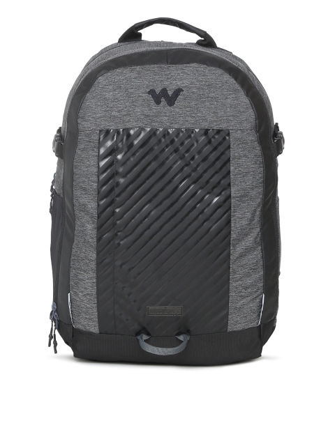 

Wildcraft Unisex Grey & Black Colourblocked Acer Laptop Backpack