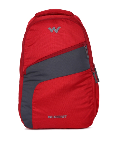 

Wildcraft Unisex Red & Grey Colourblocked Virtuso Backpack