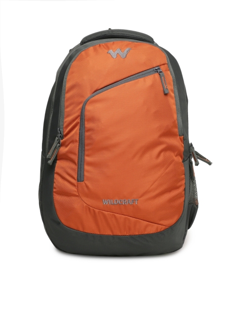 

Wildcraft Unisex Orange & Grey Maestro Colourblocked Laptop Backpack