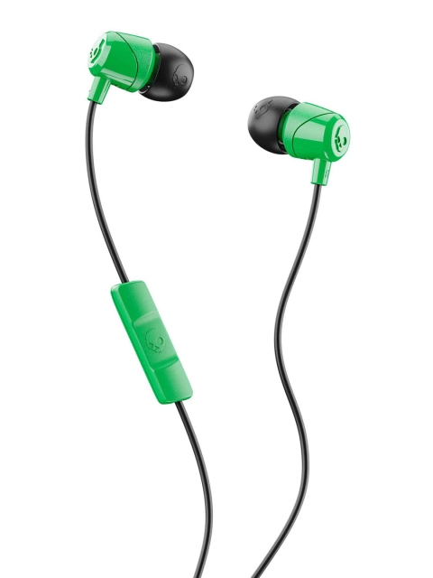

Skullcandy Black & Green JIB In-Ear Headphones with Mic & Remote