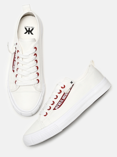 

Kook N Keech Women White Sneakers