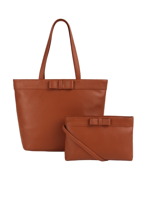 

Toteteca Tan Solid Shoulder Bag with Pouch