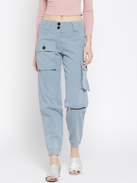 

Rider Republic Women Blue Slim Fit Denim Joggers