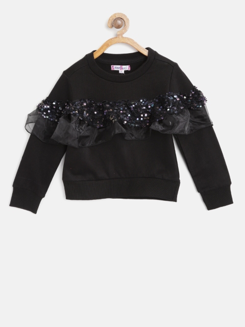 

Nauti Nati Girls Black Sequinned Detail Sweatshirt