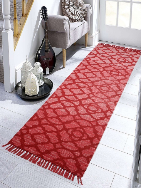 

Saral Home Red Printed Floor Runner