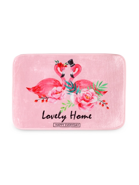 

Cortina Pink Printed Anti-Skid Doormat