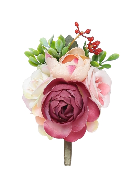 

Alvaro Castagnino Men Pink & White Lapel Pin