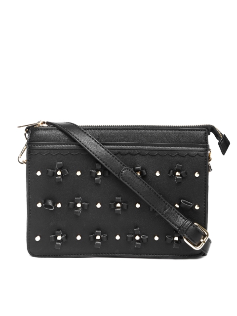 

Van Heusen Woman Black Embellished Sling Bag