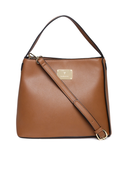 

Van Heusen Woman Tan Solid Handheld Bag